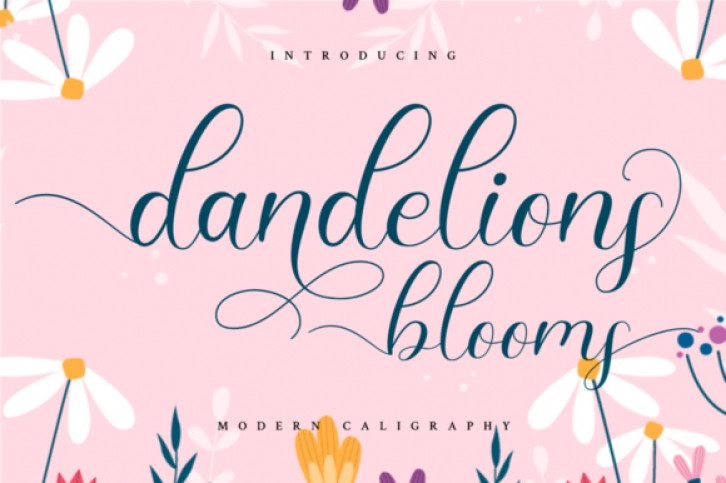 Dandelions Bloom Font Download