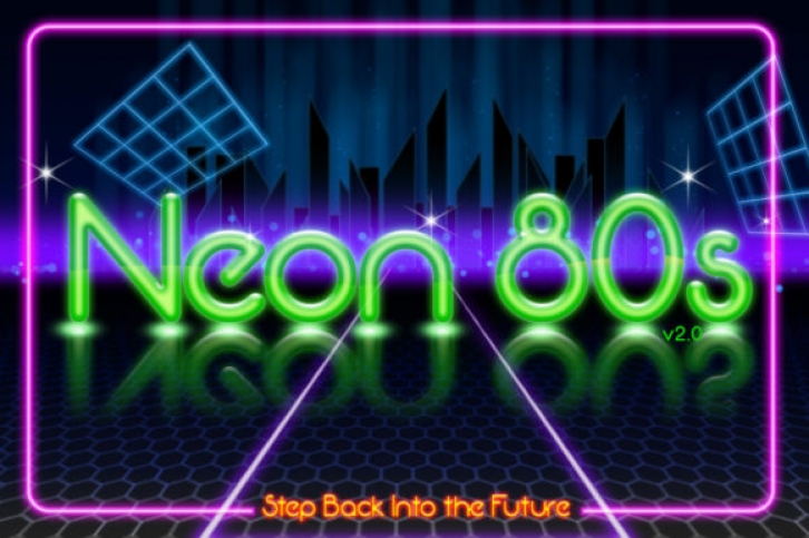 Neon 80s Font Download