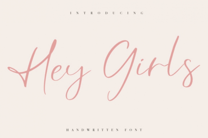 Hey Girls Font Download