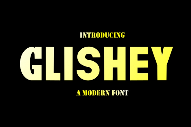 Glishey Font Download