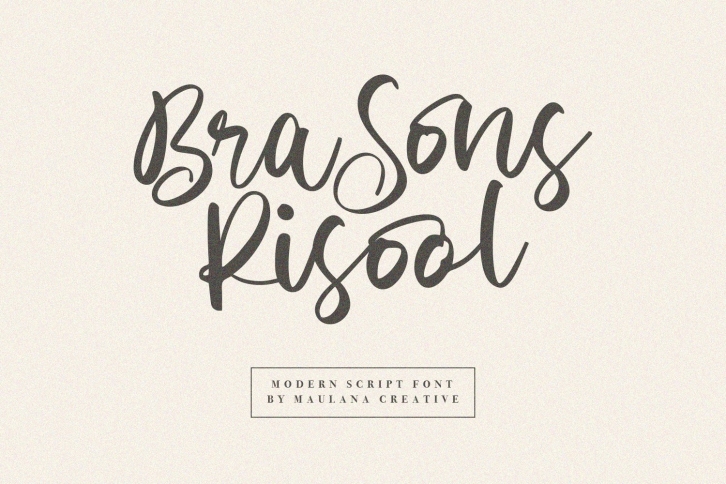 Brasons Risool Modern Script Font Download
