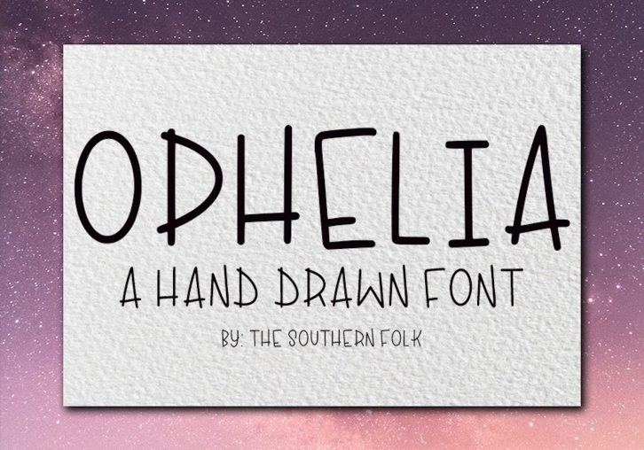 Ophelia Font Download