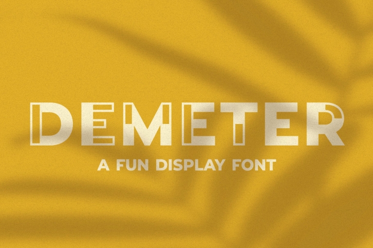Demeter // A Fun Display Font Download