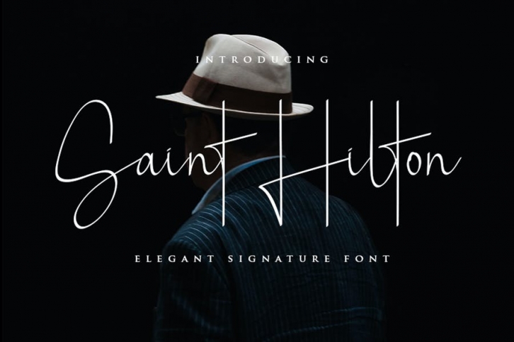 Saint Hilton Yp -  Signature Font Font Download