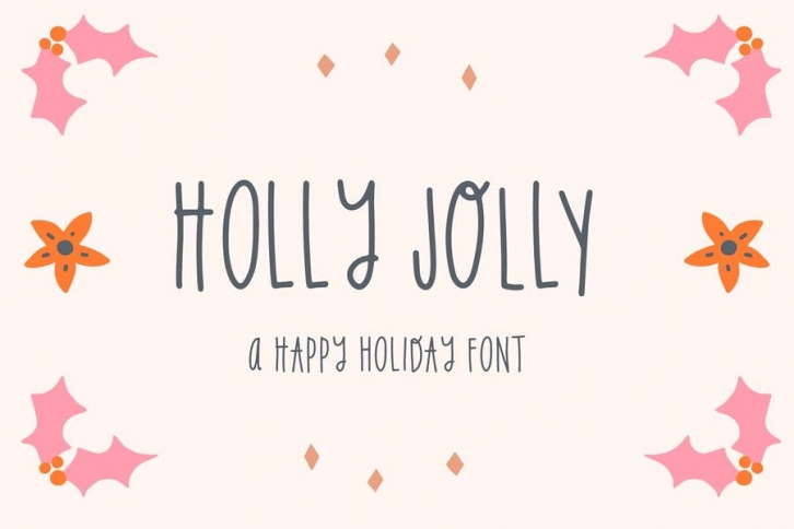 Holly Jolly Holiday Font Font Download