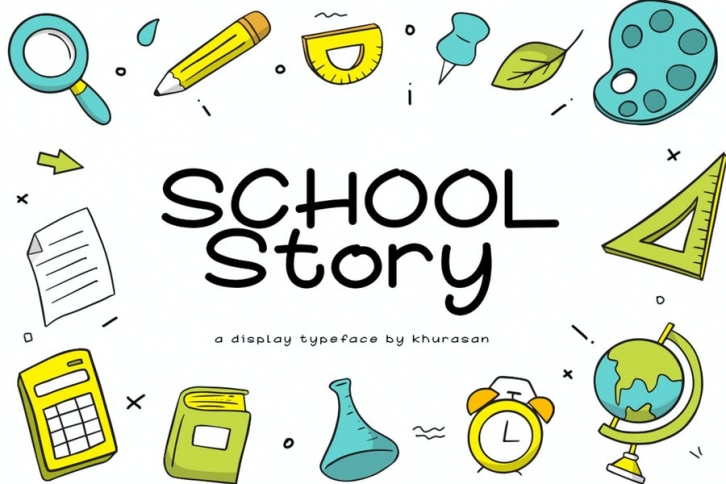School Story Font Font Download