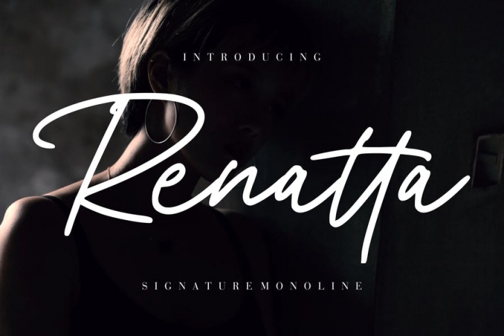 Renatta Signature Monoline Font Download