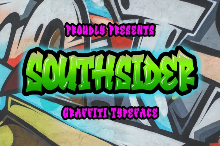 Southsider - Graffiti Typeface Font Download