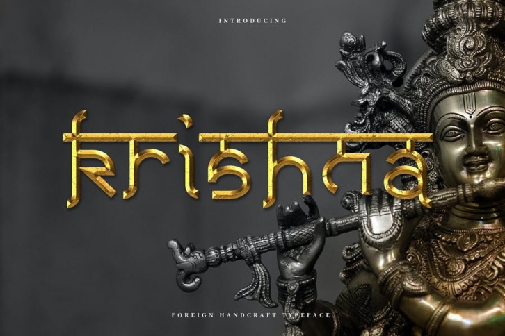 Krishna - Authentic Indian Typeface Font Download