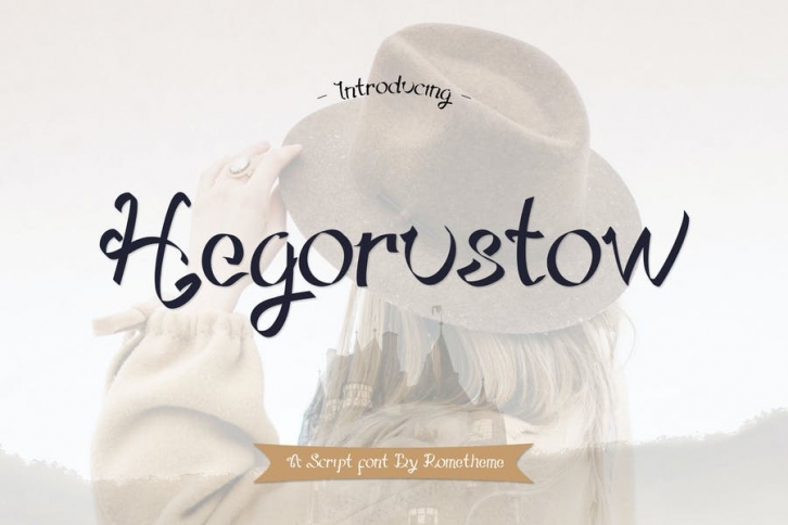 Hegorustow Font YR Font Download