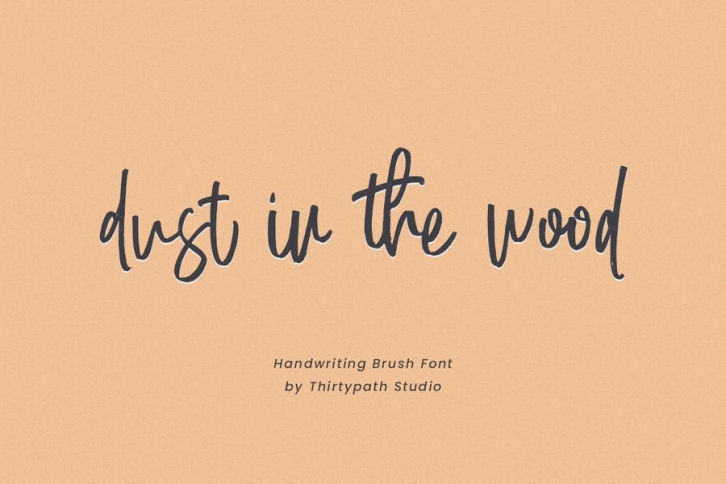 Dust in the Wood Font Download