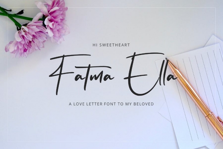Flavellya - Luxury Signature Font Font Download
