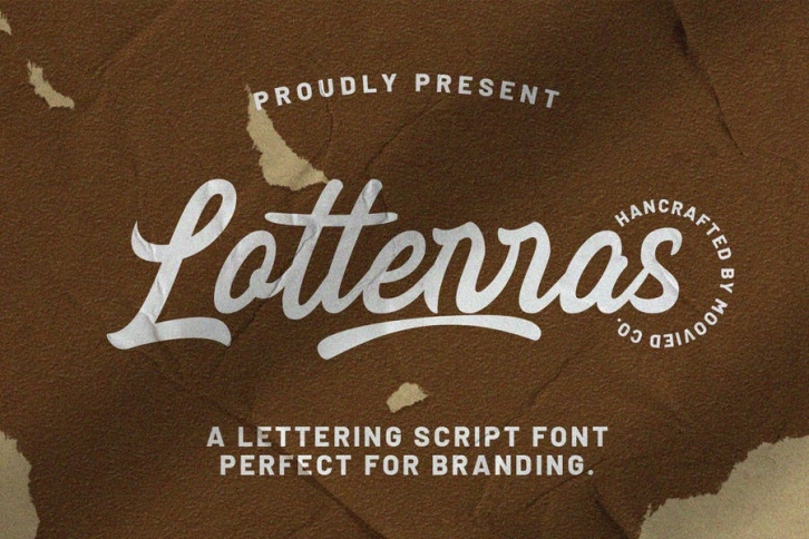 Lotterras Script Brush Font Download