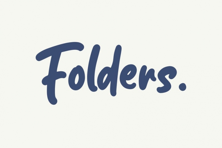 Folders Font Download