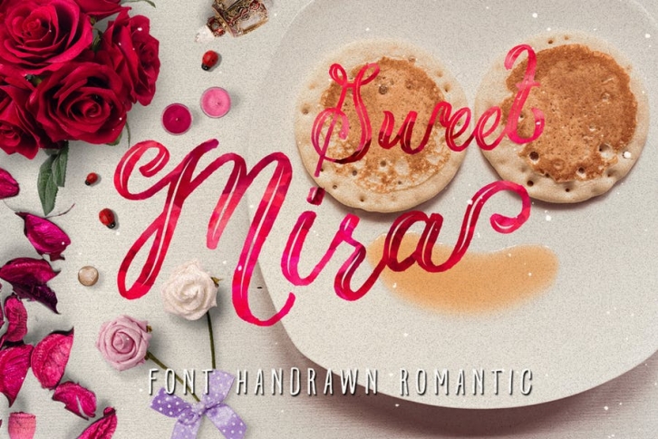 Mira & graphic watercolor & swirls Font Download