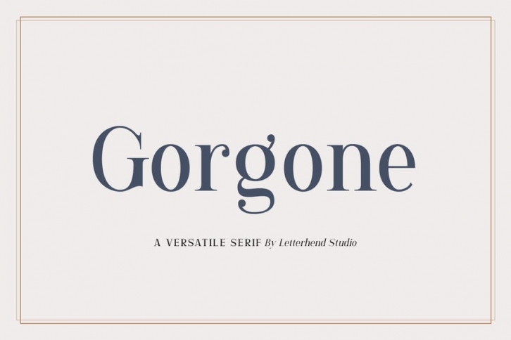 Gorgone - A Versatile Serif Font Download