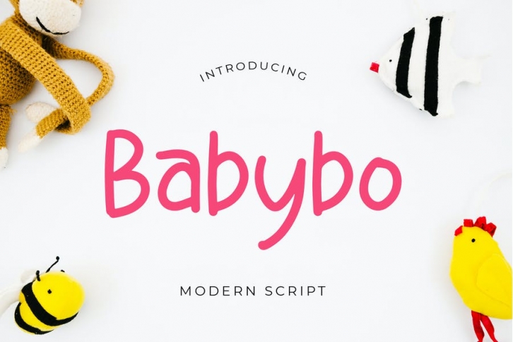 Babybo Cute Display Font Font Download