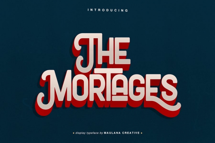 The Mortages - Display Font Font Download
