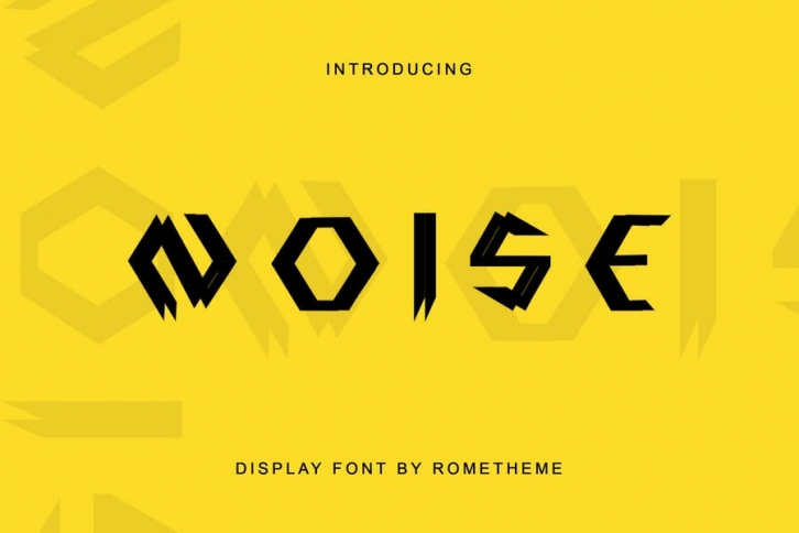 Noise - Display Font DR Font Download