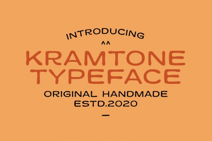 Kramtone Typeface Font Download