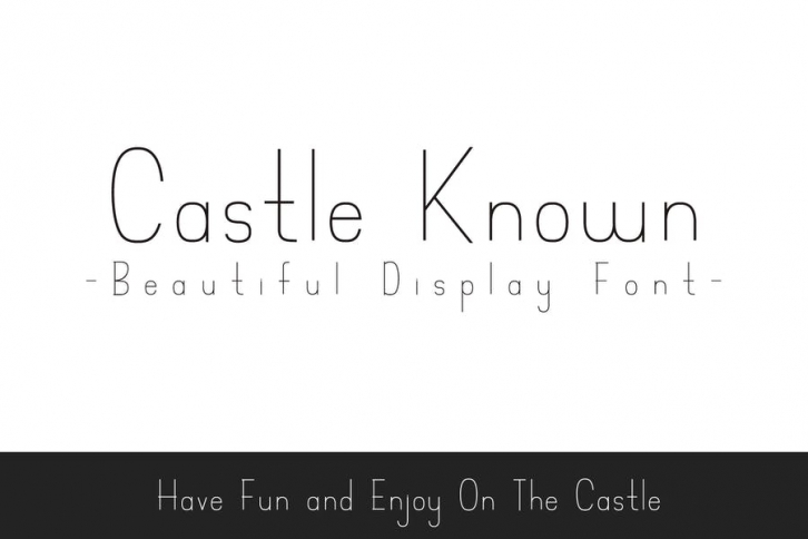 Castle Known - Font Font Download