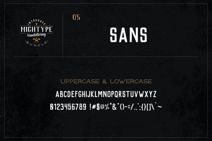 Mightype 05 - Sans Font Download