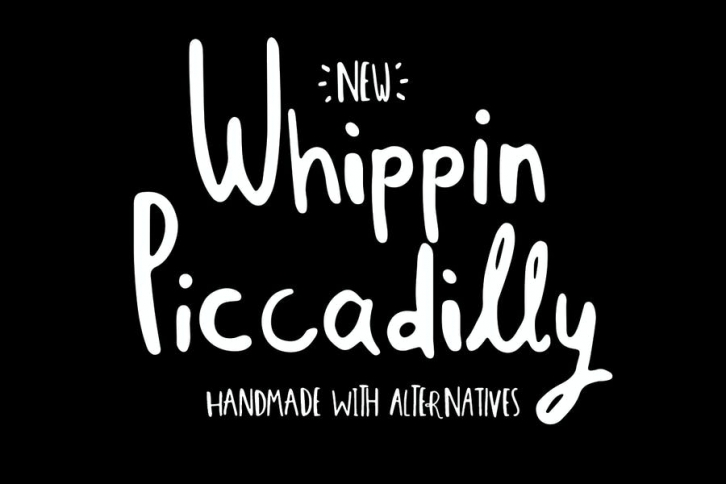 Whippin Piccadilly font Font Download