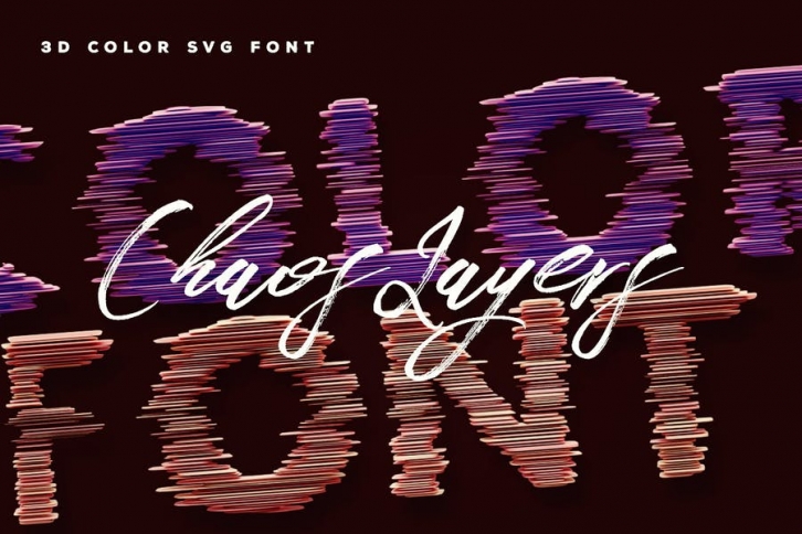 Chaos Layers Color Font Font Download