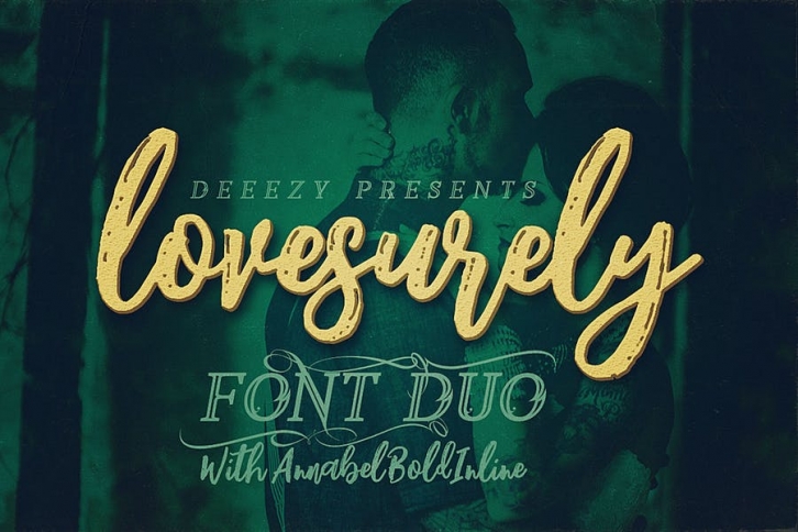 Lovesurely Font Duo Font Download