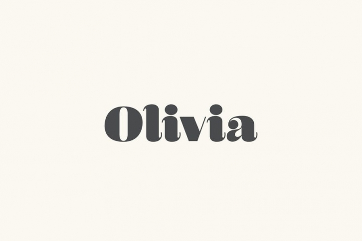 Olivia - A Curvy Typeface Font Download