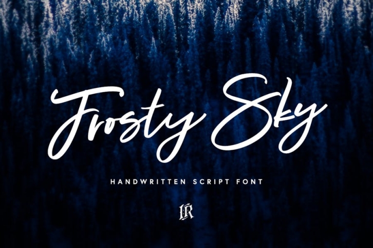 Frosty Sky Font Font Download