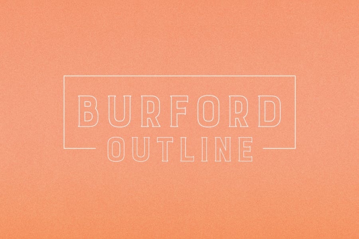 Burford Outline Font Download