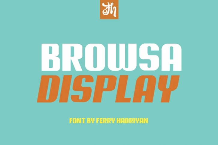 Browsa - Display Font Font Download