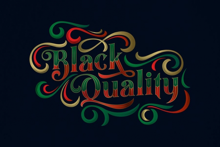 Black Quality Typeface Font Download
