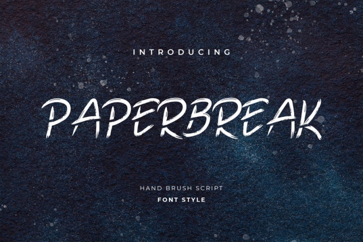 Paperbreak Brush Handwritten Font Font Download