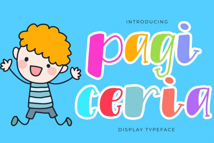 Pagi Ceria Extraordinary Display Font Font Download