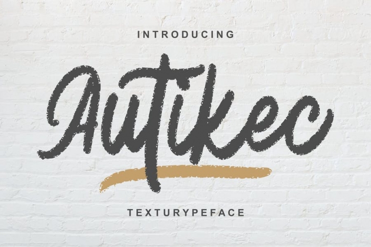 Autiec Texturype Face Font Font Download
