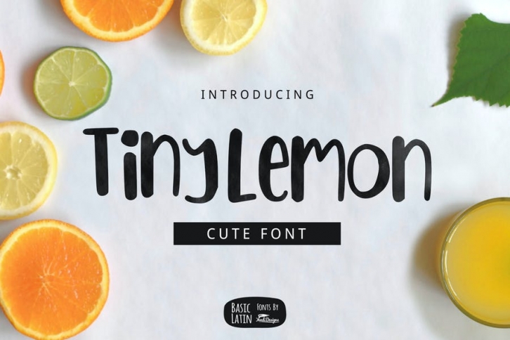 Tiny Lemon Font Font Download