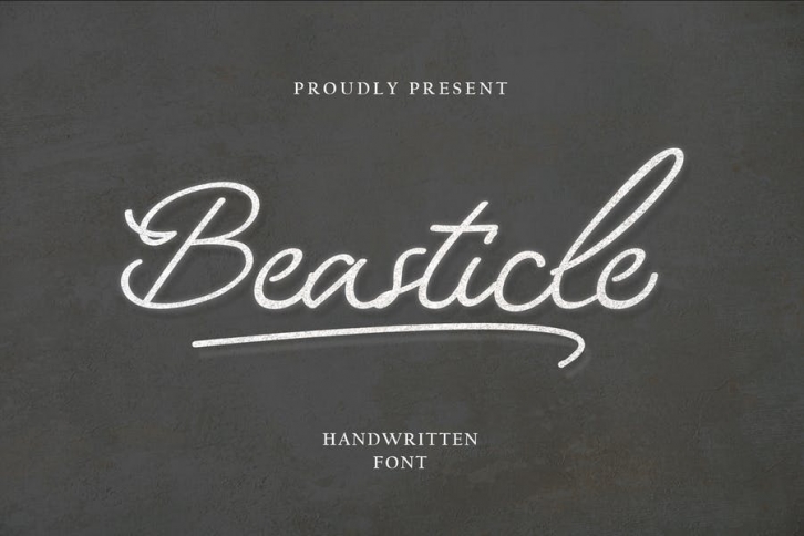 Beasticle Handwritten Style Font Download
