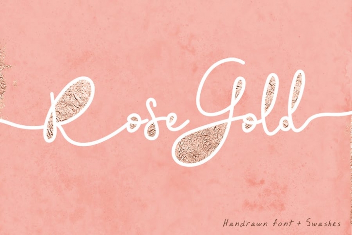 Rose Gold Font Font Download