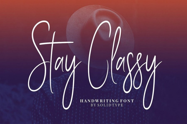 Stay Classy - Font Family Font Download