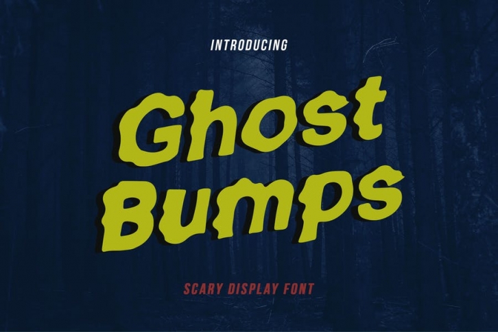 Ghostbumps - Scary Display Font RG Font Download