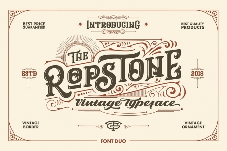 Ropstone Typeface Font Download