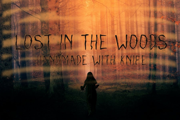 Lost in the woods Font Download