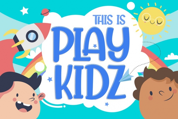Playkidz - Fun Font Font Download
