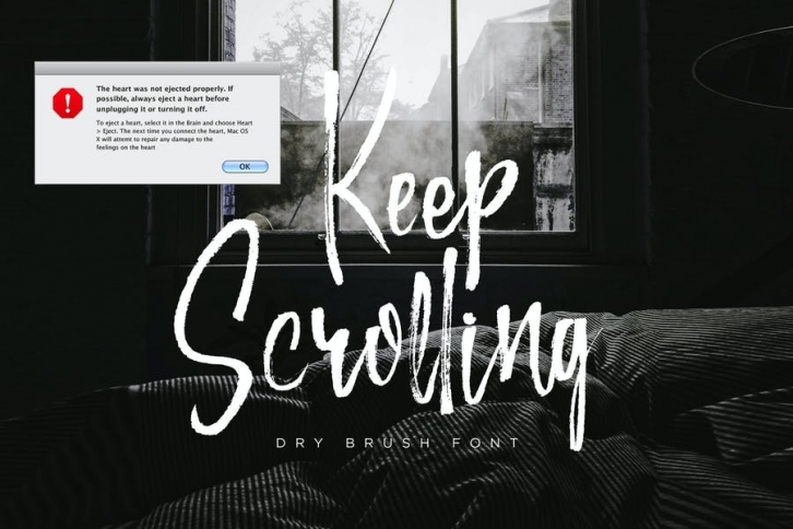 Keep Scrolling - Handwritten Font Font Download