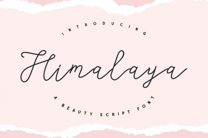 Himalaya - Beauty Script Font Font Download