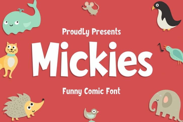 Mickies - Funny Comic Font Font Download