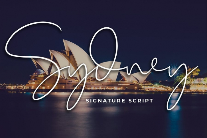 Sydney Signature Script Font Font Download