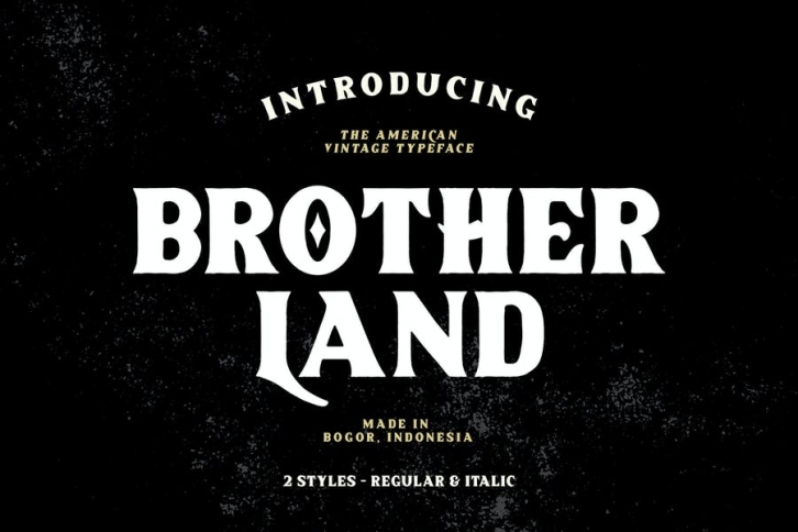 Brotherland Font Download
